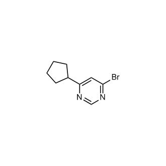4-Bromo-6-cyclopentylpyrimidine