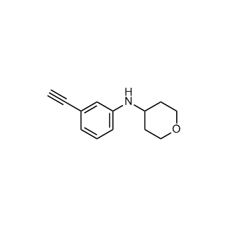 n-(3-Ethynylphenyl)tetrahydro-2h-pyran-4-amine