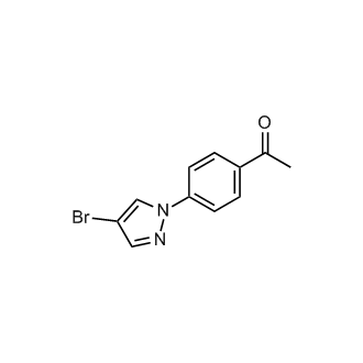1-(4-(4-Bromo-1h-pyrazol-1-yl)phenyl)ethan-1-one