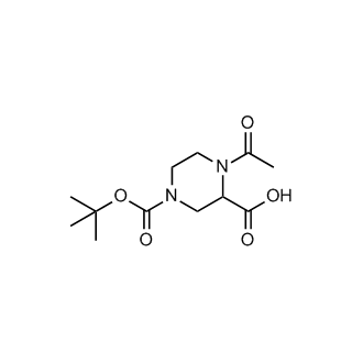 1-Acetyl-4-(tert-butoxycarbonyl)piperazine-2-carboxylic acid
