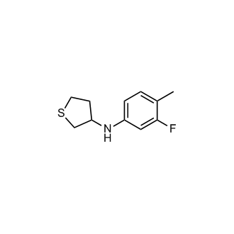 n-(3-Fluoro-4-methylphenyl)tetrahydrothiophen-3-amine