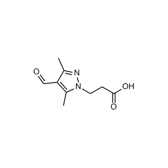 3-(4-Formyl-3,5-dimethyl-1h-pyrazol-1-yl)propanoic acid