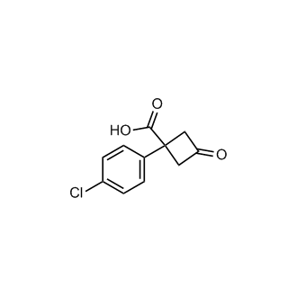 1-(4-Chlorophenyl)-3-oxocyclobutane-1-carboxylic acid