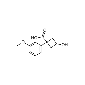 3-Hydroxy-1-(3-methoxyphenyl)cyclobutane-1-carboxylic acid