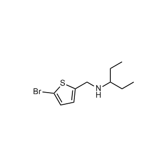 n-((5-Bromothiophen-2-yl)methyl)pentan-3-amine