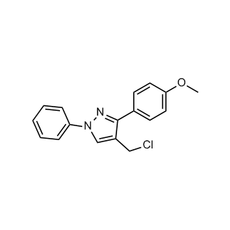 4-(Chloromethyl)-3-(4-methoxyphenyl)-1-phenyl-1h-pyrazole