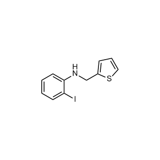 2-Iodo-N-(thiophen-2-ylmethyl)aniline