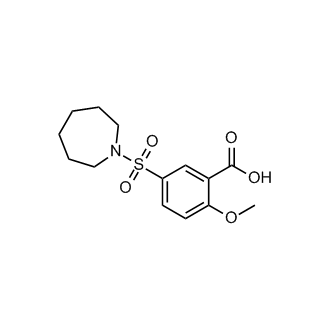 5-[(Hexahydro-1H-azepin-1-yl)sulfonyl]-2-methoxybenzoic acid