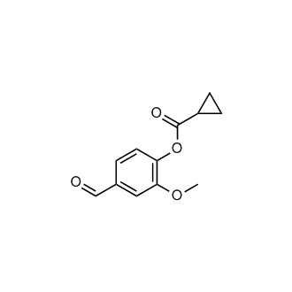 4-Formyl-2-methoxyphenyl cyclopropanecarboxylate