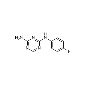 2-N-(4-Fluorophenyl)-1,3,5-triazine-2,4-diamine
