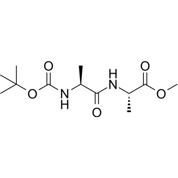 Methyl (2s)-2-[(2s)-2-{[(tert-butoxy)carbonyl]amino}propanamido]propanoate