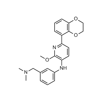 6-(2,3-Dihydro-1,4-benzodioxin-5-yl)-N-[3-[(dimethylamino)methyl]phenyl]-2-methoxy-pyridin-3-amine