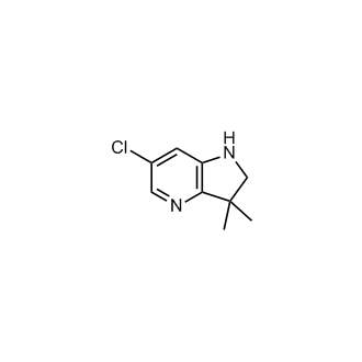 6-Chloro-3,3-dimethyl-1,2-dihydropyrrolo[3,2-b]pyridine
