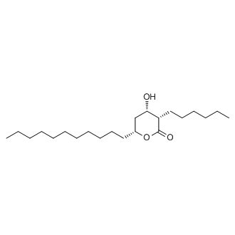(3s,4s,6r)-3-Hexyl-4-hydroxy-6-undecyl-tetrahydropyran-2-one
