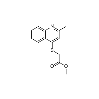 Methyl2-[(2-methyl-4-quinolyl)sulfanyl]acetate