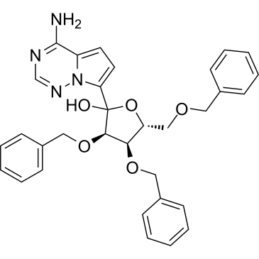 (3r,4r,5r)-2-(4-Aminopyrrolo[2,1-f][1,2,4]triazin-7-yl)-3,4-dibenzyloxy-5-(benzyloxymethyl)tetrahydrofuran-2-ol