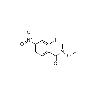 2-Iodo-N-methoxy-N-methyl-4-nitrobenzamide