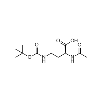 (S)-2-Acetamido-4-((tert-butoxycarbonyl)amino)butanoic acid