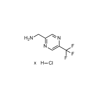(5-(Trifluoromethyl)pyrazin-2-yl)methanamine hydrochloride (1:x)