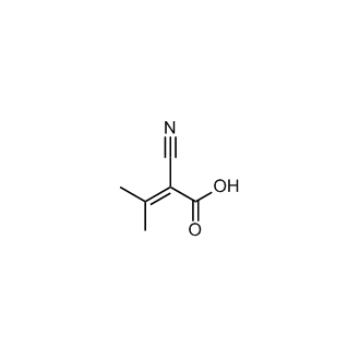 2-Cyano-3-methylbut-2-enoic acid