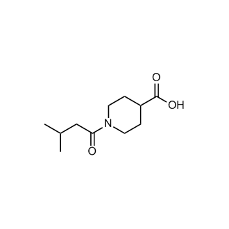 1-(3-Methylbutanoyl)piperidine-4-carboxylic acid