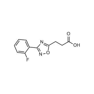 3-(3-(2-Fluorophenyl)-1,2,4-oxadiazol-5-yl)propanoic acid