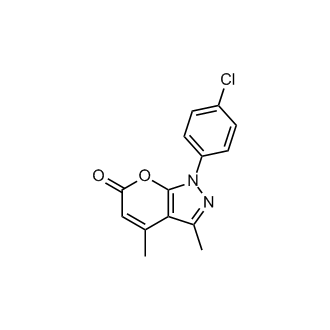 1-(4-Chlorophenyl)-3,4-dimethylpyrano[2,3-c]pyrazol-6(1H)-one