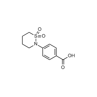 4-(1,1-Dioxido-1,2-thiazinan-2-yl)benzoic acid