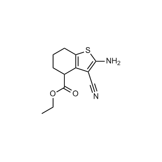Ethyl 2-amino-3-cyano-4,5,6,7-tetrahydrobenzo[b]thiophene-4-carboxylate