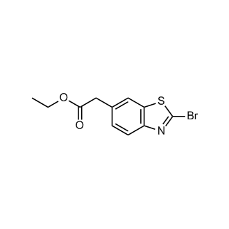 Ethyl 2-(2-bromobenzo[d]thiazol-6-yl)acetate