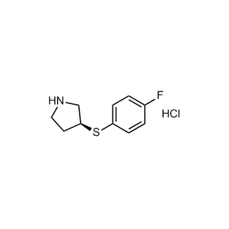 (S)-3-((4-fluorophenyl)thio)pyrrolidine hydrochloride