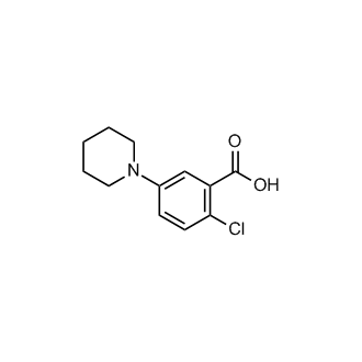2-Chloro-5-(piperidin-1-yl)benzoic acid