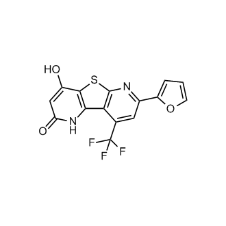 7-(Furan-2-yl)-4-hydroxy-9-(trifluoromethyl)thieno[2,3-b:4,5-b']dipyridin-2(1H)-one