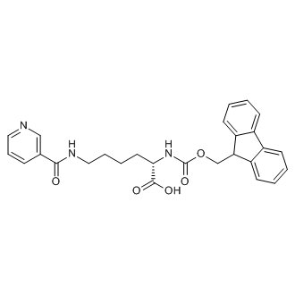 N2-(((9H-fluoren-9-yl)methoxy)carbonyl)-N6-nicotinoyl-L-lysine