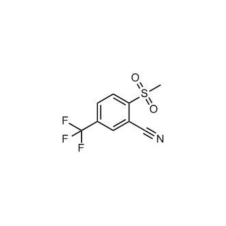 2-(Methylsulfonyl)-5-(trifluoromethyl)benzonitrile