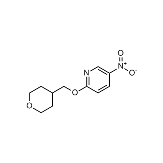 5-Nitro-2-((tetrahydro-2H-pyran-4-yl)methoxy)pyridine