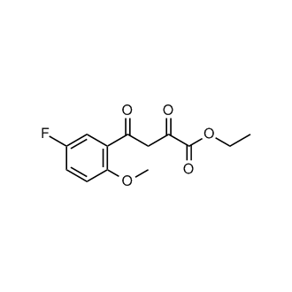 Ethyl 4-(5-fluoro-2-methoxyphenyl)-2,4-dioxobutanoate