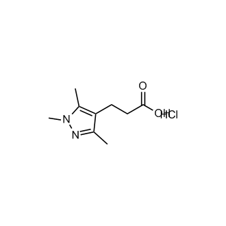 3-(1,3,5-Trimethyl-1H-pyrazol-4-yl)propanoic acid hydrochloride
