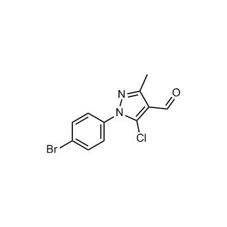 1-(4-Bromophenyl)-5-chloro-3-methyl-1H-pyrazole-4-carbaldehyde
