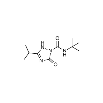 3-Isopropyl-5-oxo-4,5-dihydro-[1,2,4]triazole-1-carboxylic acid tert-butylamide