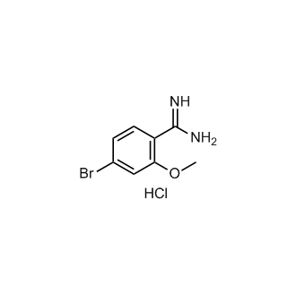 4-Bromo-2-methoxy-benzamidine hydrochloride
