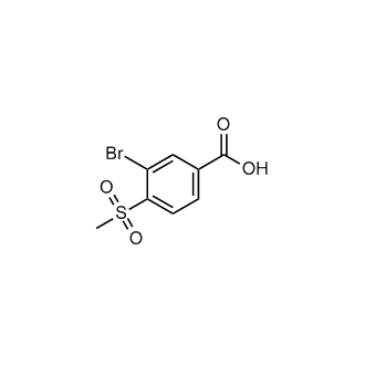 3-Bromo-4-(methylsulfonyl)benzoic acid