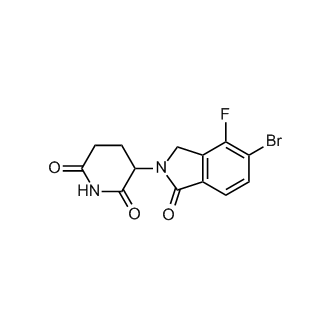3-(5-Bromo-4-fluoro-1-oxoisoindolin-2-yl)piperidine-2,6-dione