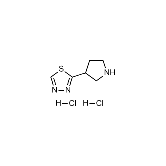 2-(Pyrrolidin-3-yl)-1,3,4-thiadiazole dihydrochloride