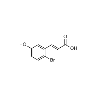 3-(2-Bromo-5-hydroxyphenyl)acrylic acid