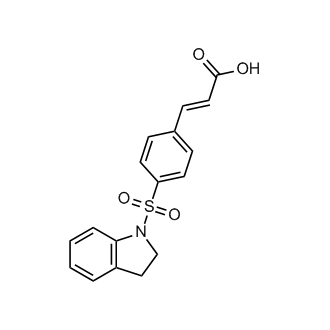 3-(4-(Indolin-1-ylsulfonyl)phenyl)acrylic acid