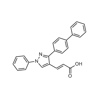 3-(3-([1,1'-biphenyl]-4-yl)-1-phenyl-1h-pyrazol-4-yl)acrylic acid