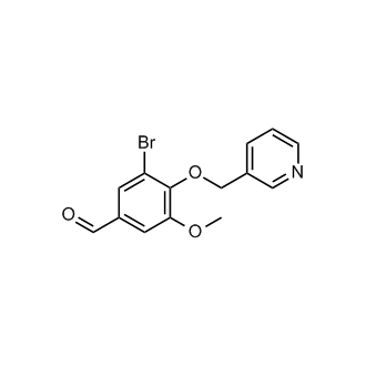 3-Bromo-5-methoxy-4-(pyridin-3-ylmethoxy)benzaldehyde