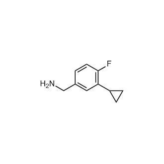 (3-Cyclopropyl-4-fluorophenyl)methanamine