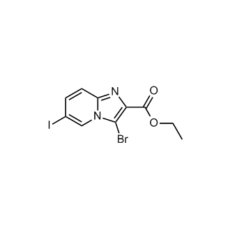 Ethyl 3-bromo-6-iodoimidazo[1,2-a]pyridine-2-carboxylate